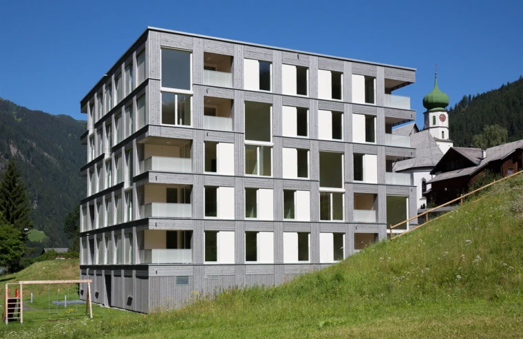 Das außergewöhnliche Projekt "Tetrishaus" in St. Gallenkirch wurde für den Staatspreis für Architektur und Nachhaltigkeit klima:aktiv nominiert.